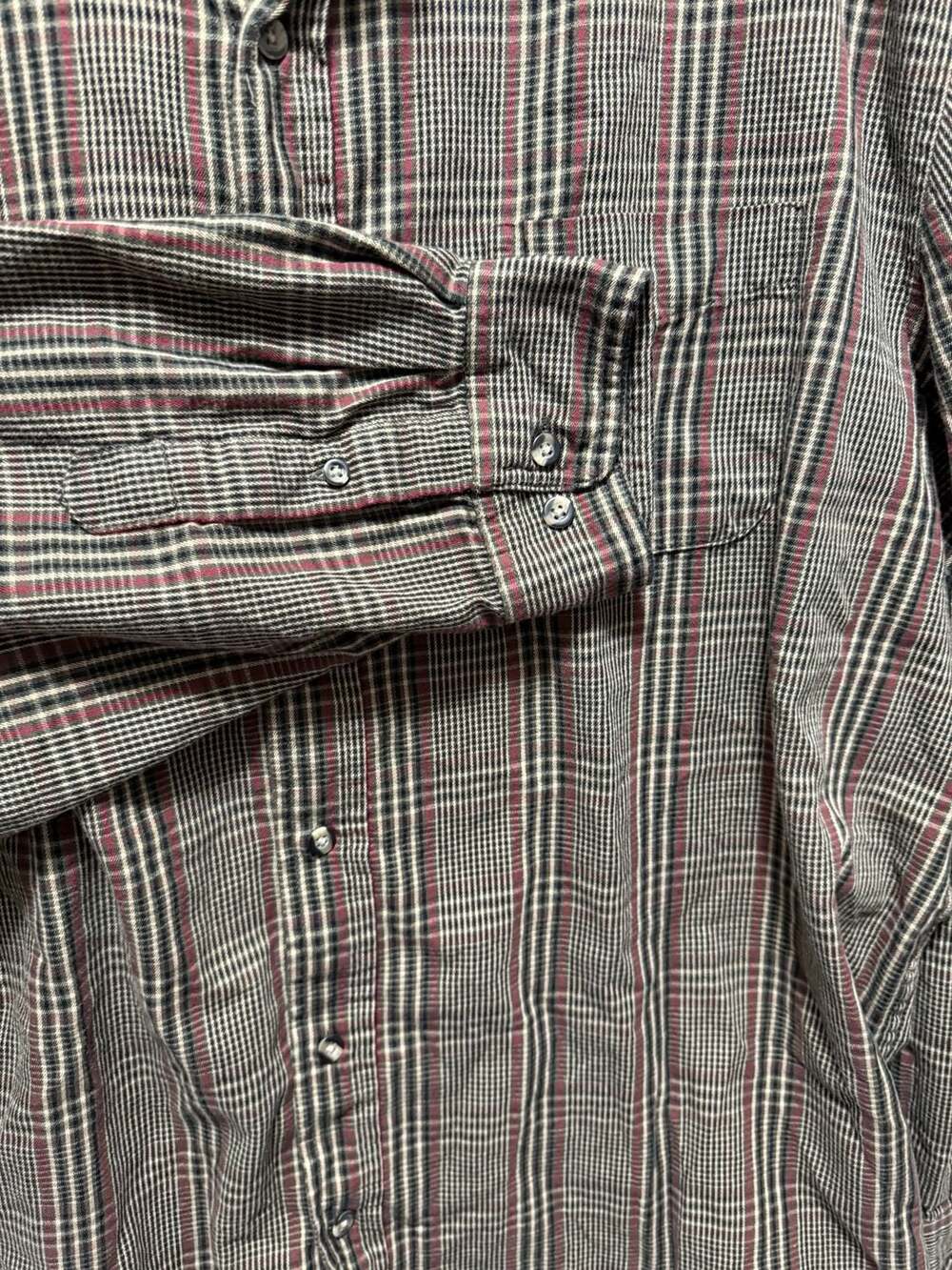 NorthCrest Classic Long Sleeve Plaid Button Up Shirt XL